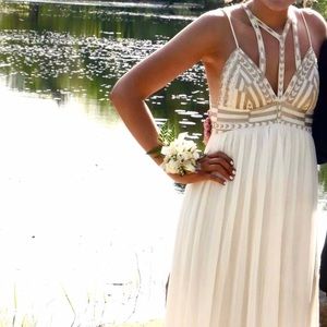 asos pink and red dress